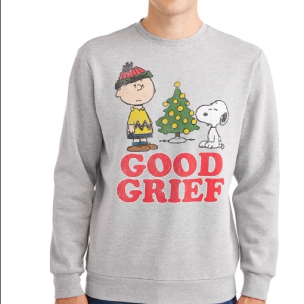 Snoppy and Charlie Brown Sweater